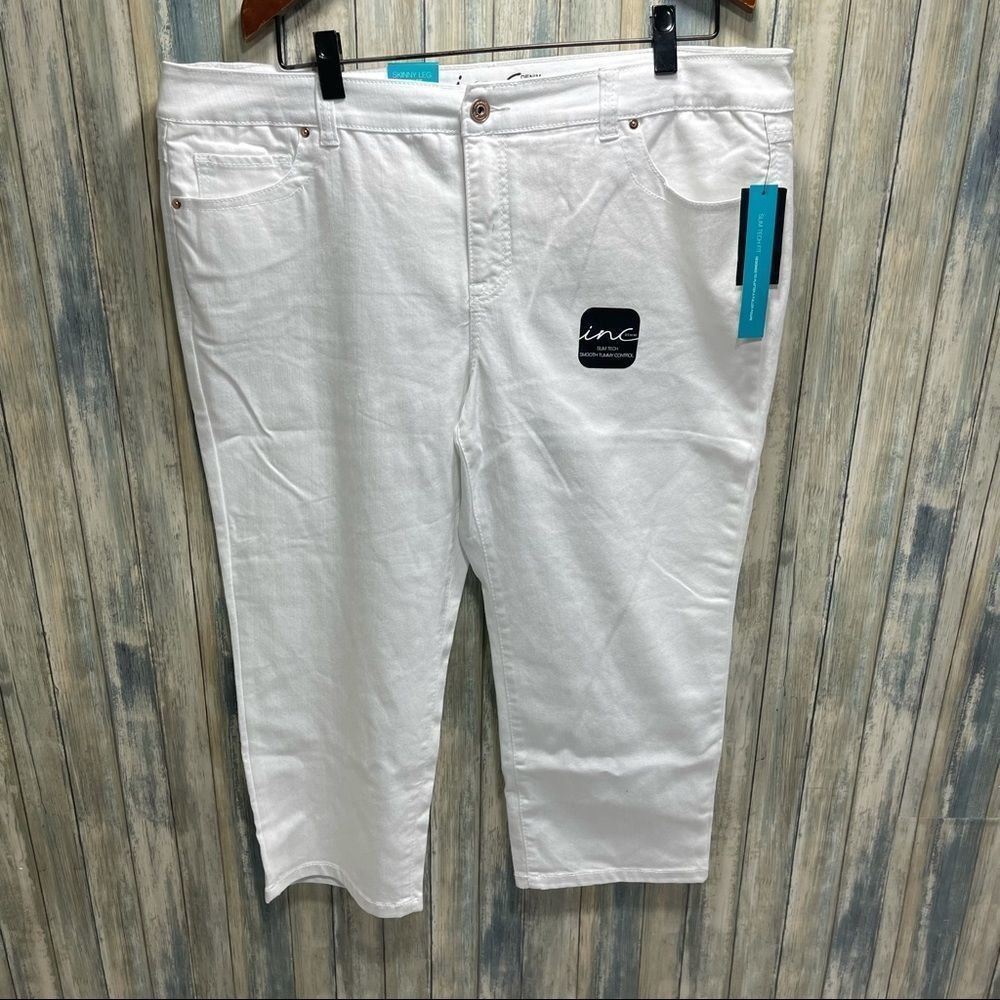 INC Plus Skinny Crop Jeans sz 20W NEW # X111​​​